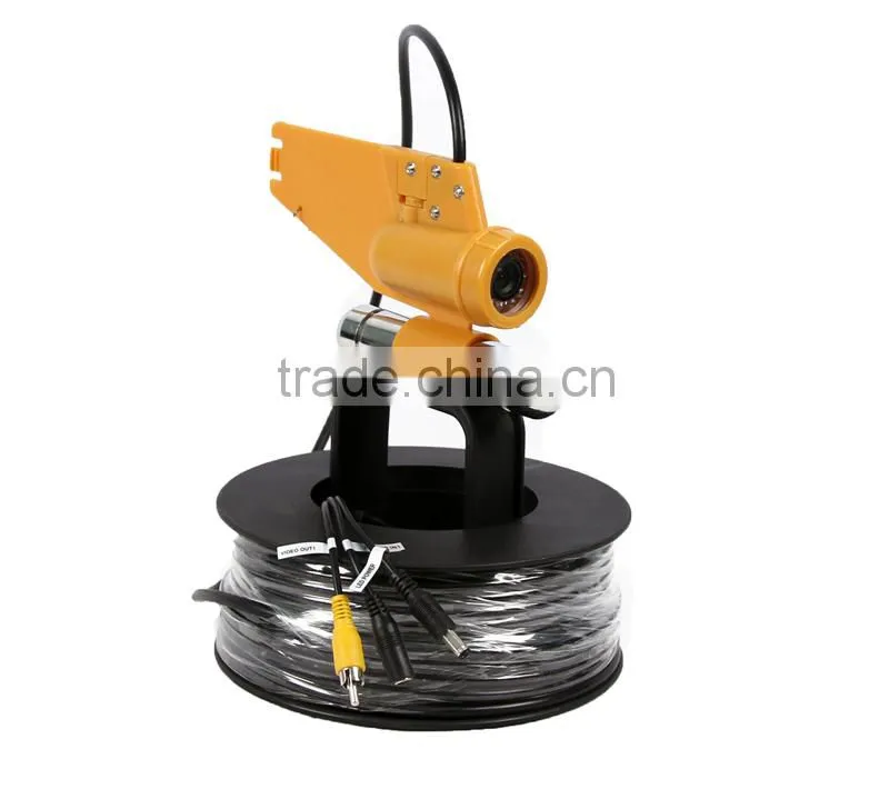 20m Cable Underwater Fish Camera With 7 Inch LCD Underwater fishing Camera HD 12Pcs White Leds Fish Finder Camera