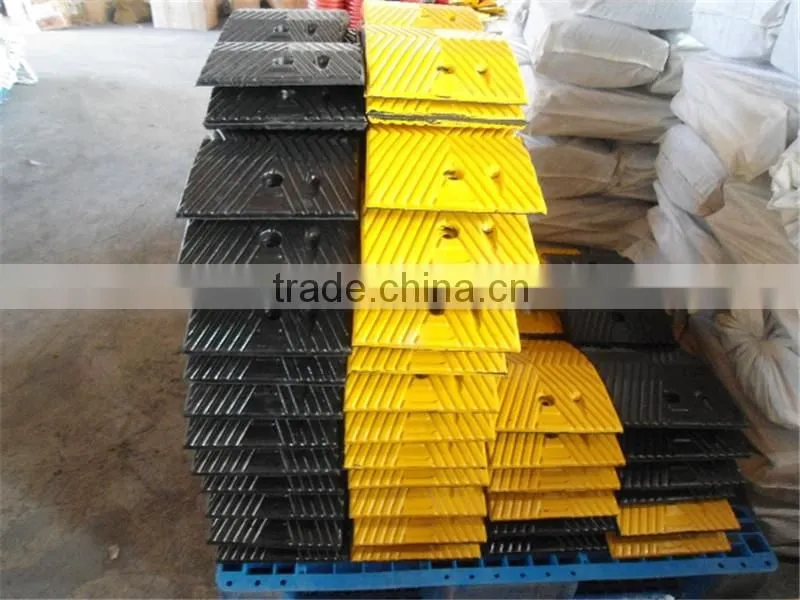 1000*300*50mm traffic road speed hump for parking system/heavy strength rubber road speed breaker used on road for safety