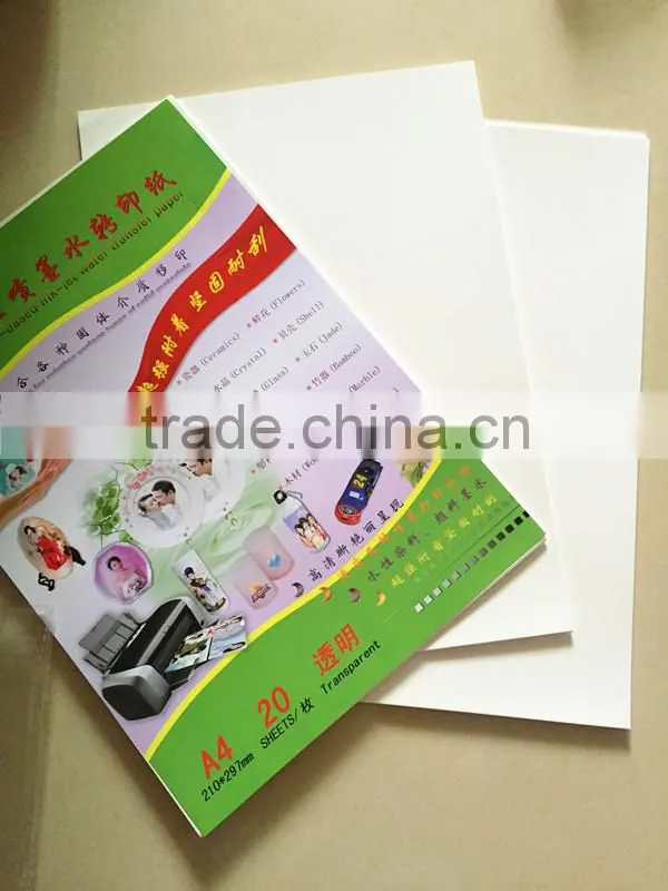A4 size ink jet printer water transfer printting paper