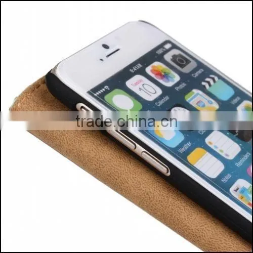 Korea design fashion wallet stand mobile phone classic leather phone cover for iphone 6/6s