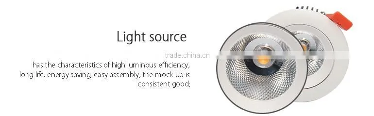 Hot selling SGS&CE outdoor 5w led gimbal downlight