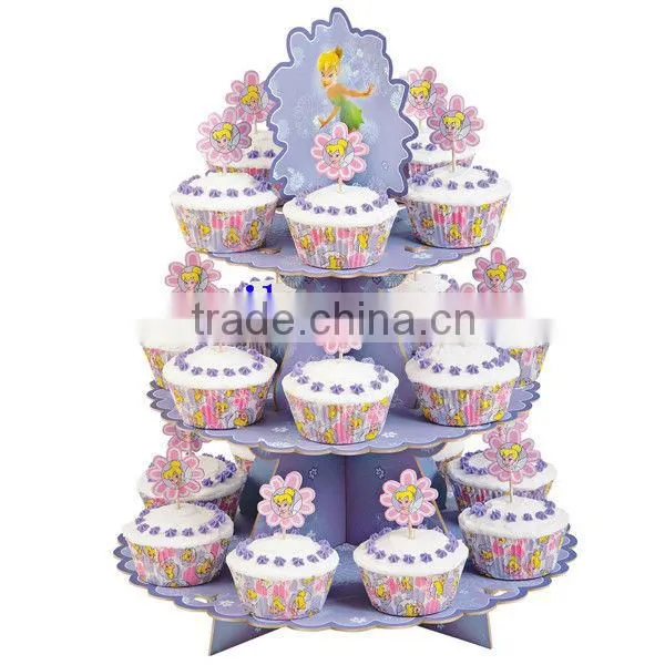 flower printed cupcake box with beautiful window