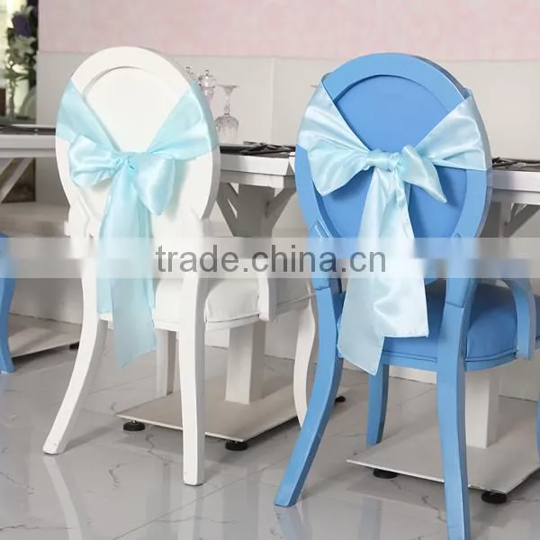 2016 hot sell colorfull wedding organza chair sashes