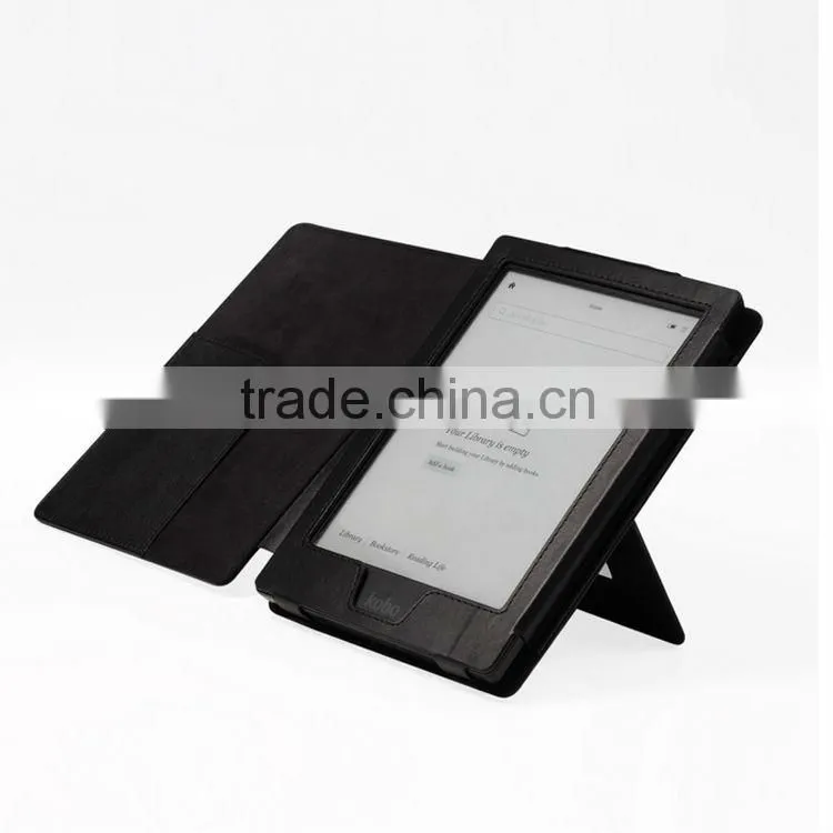 Stand Leather cover case for Kobo Aura HD 6.8" eBook reader