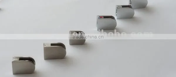 ramp glass railing clamp stainless steel handail glass clamp in balustrades and stairs