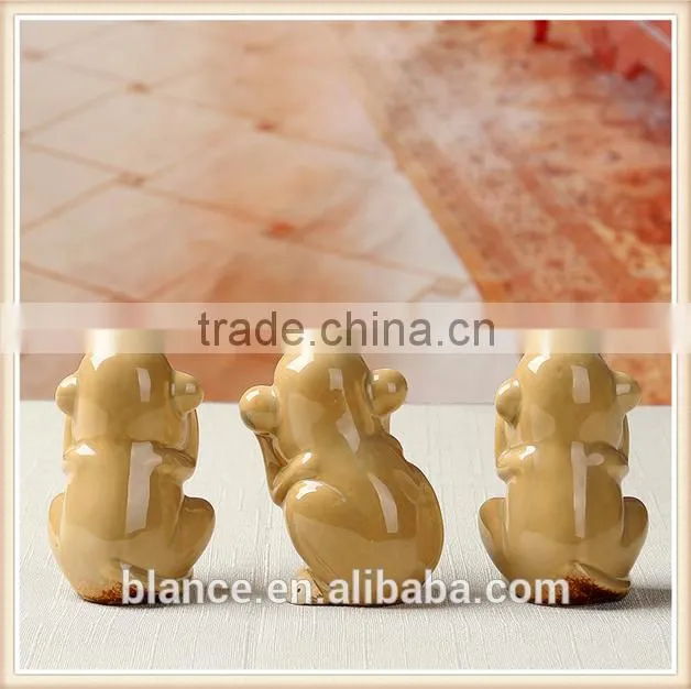 ceramic monkey figurine for monkey year promotional gift