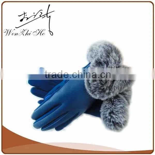 Discount Ladies Ostrich Skin Cashmere Lined Leather Gloves