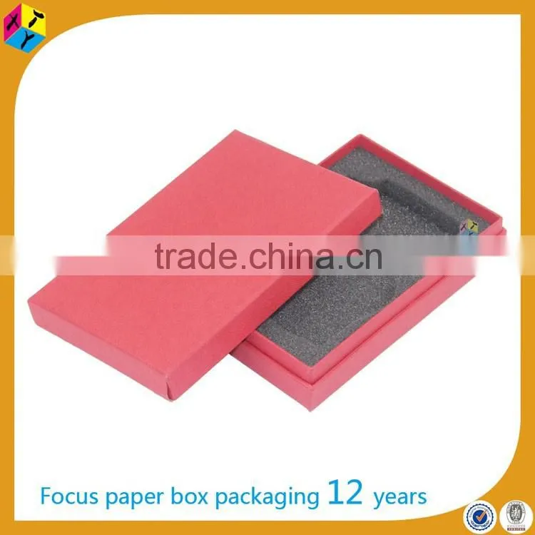custom design rigid box foam insert