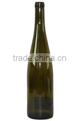 750ml /500ml Dark Green Corked glass red Wine Bottle champagne glass bottle