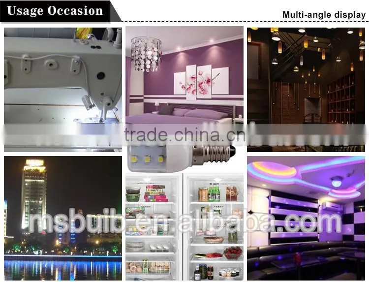 Haining Mingshuai LED refrigerator lamps fridge bulbs T25 fridge light CE approved