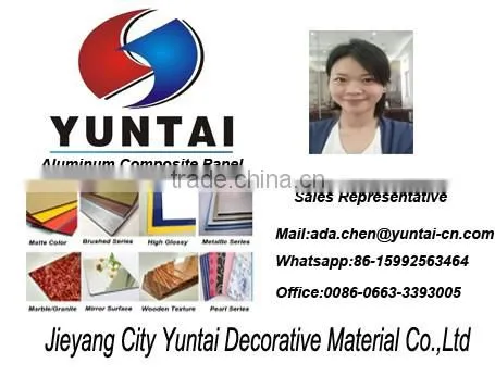 Black Gold Silver colorful Mirror ACP sheet best building material cheap price