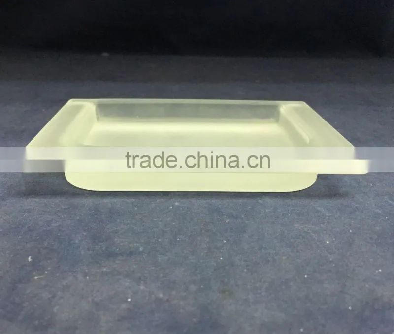 Wall Mounted Frosted Glass Soap Dish Box Wholesale