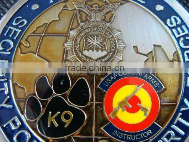 High quality security custom metal coin