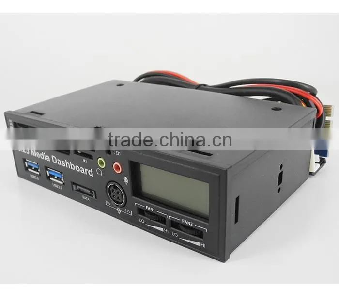 PCIe to USB 3.0 HUB USB2.0 All-in-one Card Reader 5.25 Media Dashboard pannel