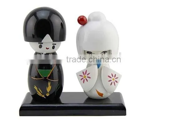 traditional wedding doll japanese kokeshi dolls