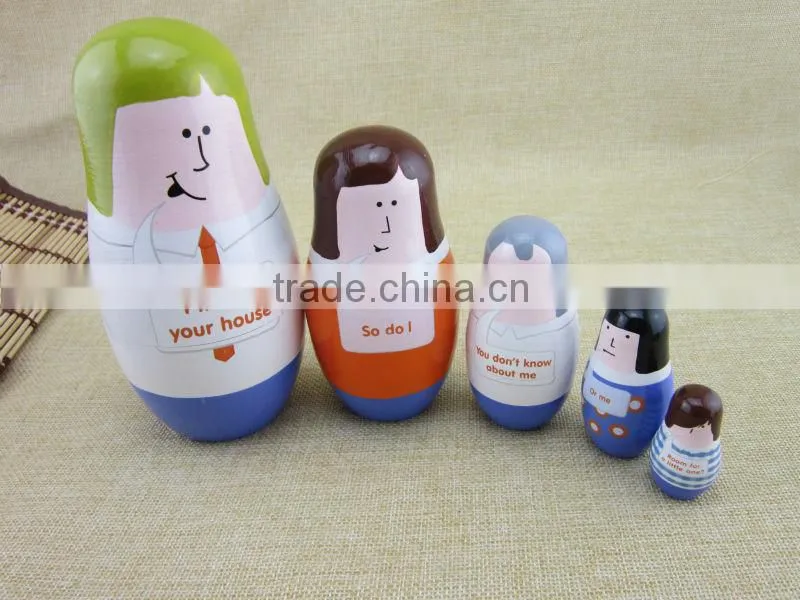 wood crafts nesting doll wooden matryoshka doll