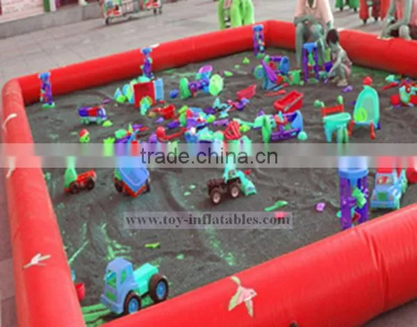 Durable cheap dark blue inflatable pool