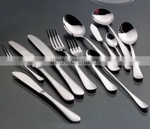 silver Stainless Steel Cutlery In Competitive Price,rustproof cutlery