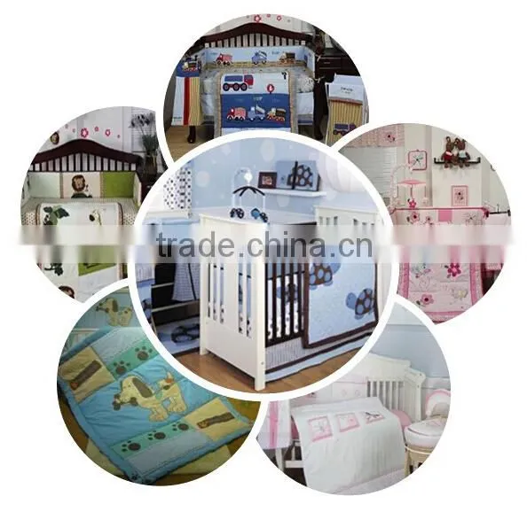 Baseball Embroidery Sport Baby Crib Bedding