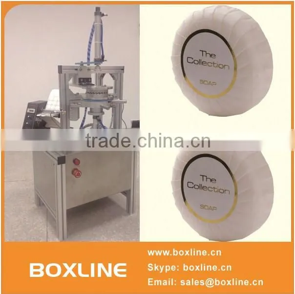 Semi-automatic soap pneumatic pleated wrapper