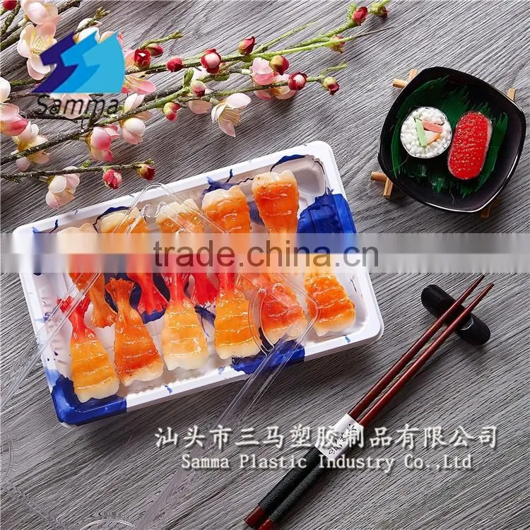 KW-0003SY-B Wholesale dispsable plastic sushi package food tray