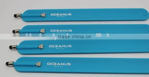 Wholesale Price Silicone Touch Screen Pen Bracelet for Mobile Phone