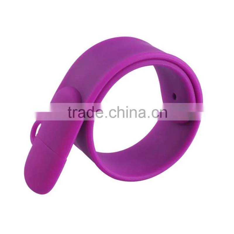 High Quality Silicone USB Flash Drive Bracelet Promotional Price