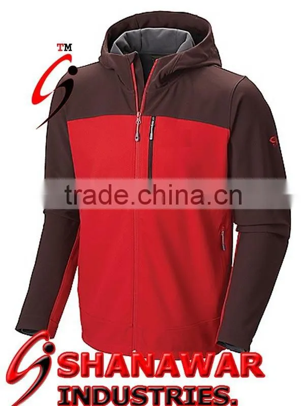 Custom high quality mens softshell jacket