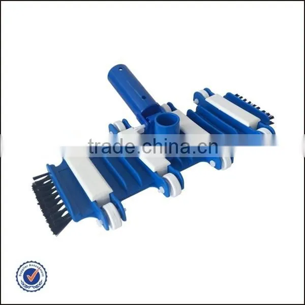 Flexible Plastic Vac Heads With Side Brush For In-ground Pool