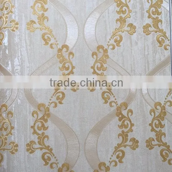 Fashion beautiful flower beauty Damask wallpaper for living room