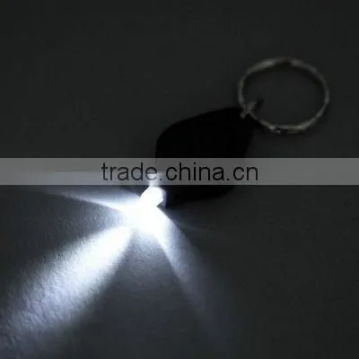 portable mini led torch with keychain