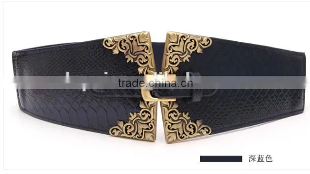 wholesale leather belt Best fashion metal belt PU leather belt