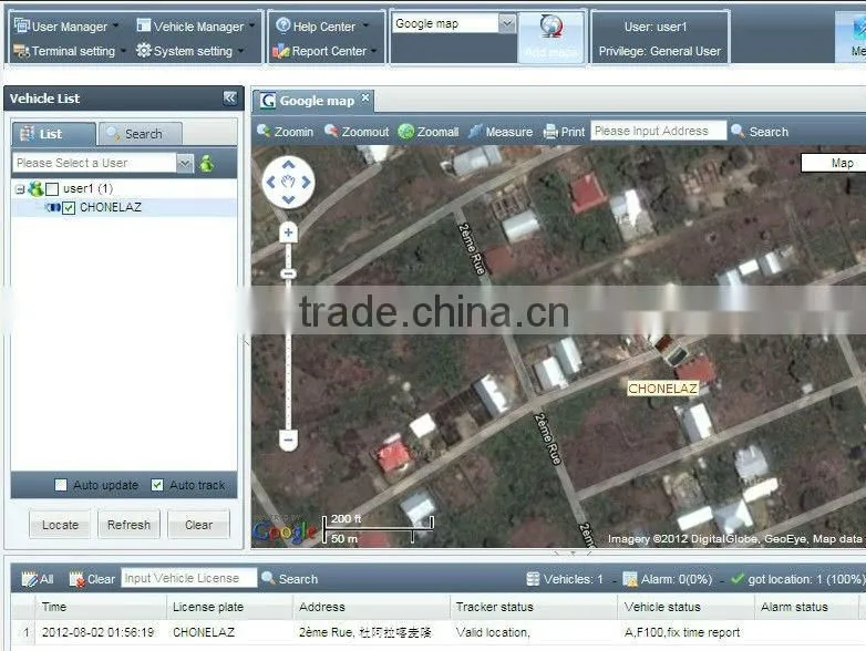 PC and Web Based GPS Positioning Platform