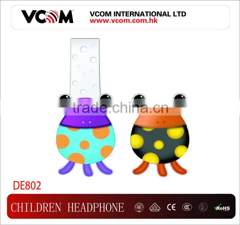 VCOM 6 to 12 Years old Colorful Children Headphones