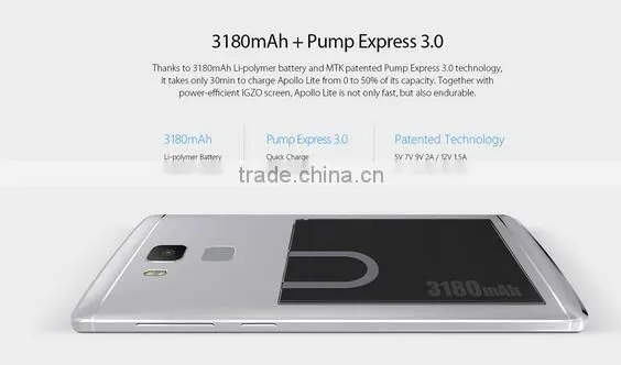 Vernee Apollo Lite Android 6.0 MTK6797 Deca Core 4GB RAM 32GB ROM 16.0MP Main Camera Corning Gorilla Glass 3 Type-C Fingerprint