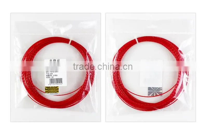 Hexagonal polyester tennis string for brand tennis racket