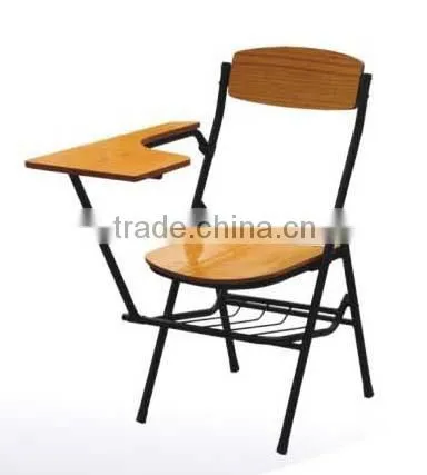 Sketching chair with writing pad Cheep Student desk & chair school furniture S-02
