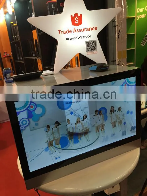65" newest A grade panel open frame lcd monitor transparent lcd monitor