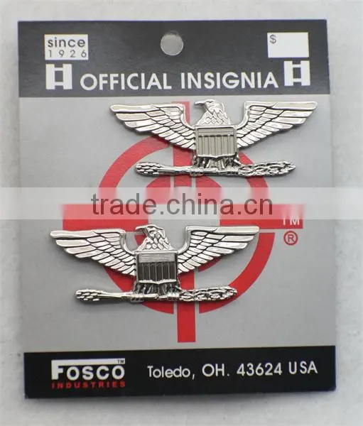 Wholesale custom metal alphabet letter lapel pin badge