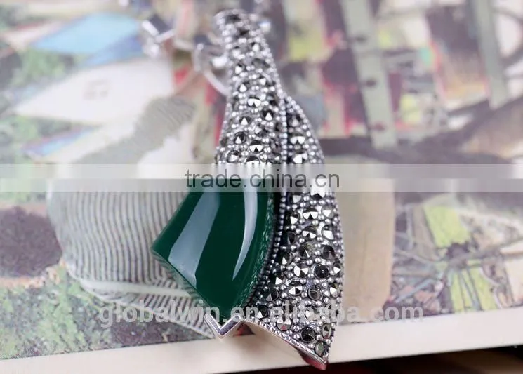 Horn Shaped Pendant Handmade Jewelry Thailand Factory Direct Wholesale