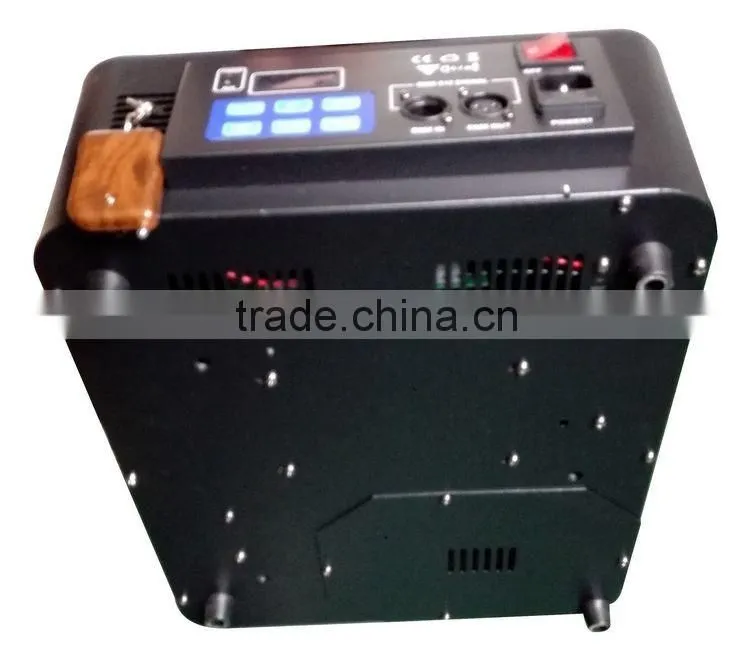 LCD Display DJ Geyser Geiser RGB CO2 Fog Cannon Pyro Vertical Upward 24x3W RGB 3IN1 LED Combination 1500W LED Fogger Machine