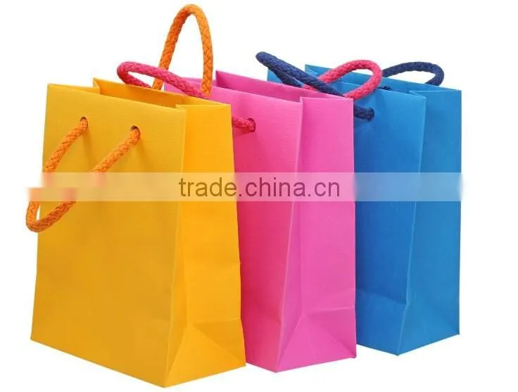 Offset Printing Surface Handling paper shopping bag christmas gift bag