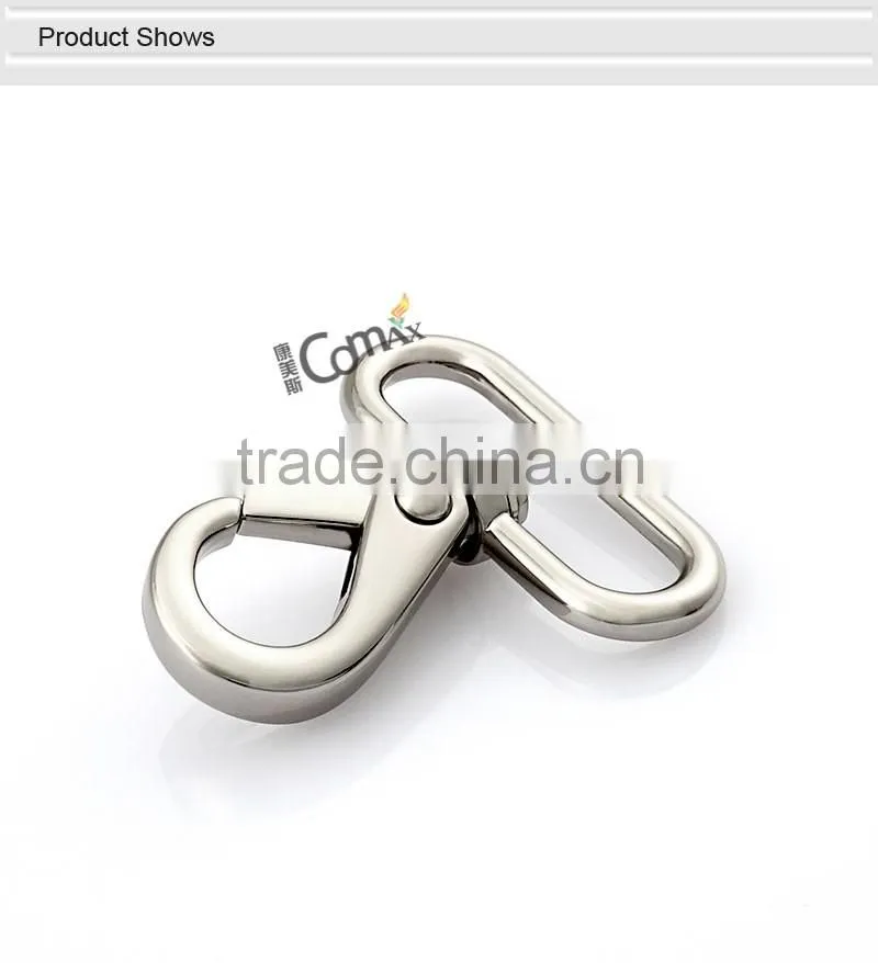 Metal Nickel Plated Swivel Snap Hook Buckle Clip Clasp For Backpack