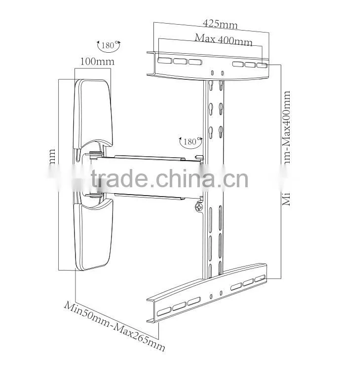 maya series tv stand pro extender