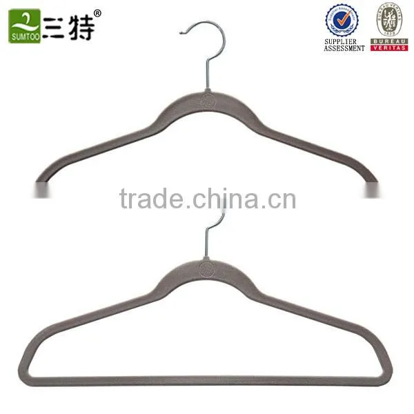 velvet clothes hanger for wholesale