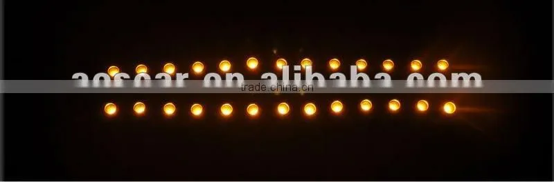 AES DRL 50CM white-yellow K5 light strip 12v ,13 pcs LED light, automatically change color