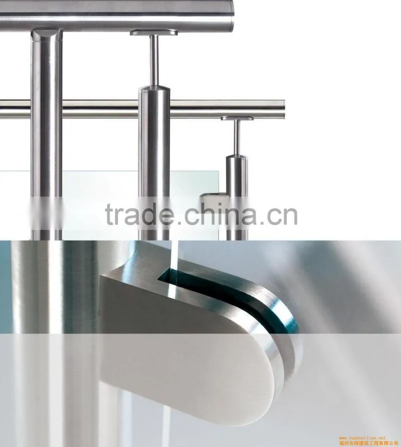 Glass handrail fitting