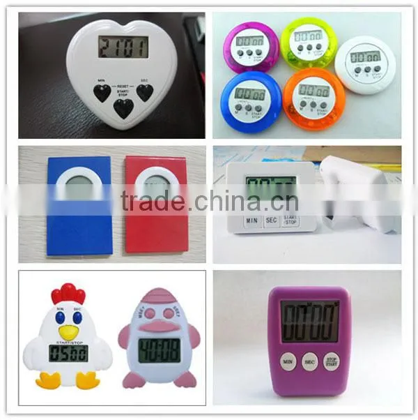 24 hours programmable digital countdown kitchen timer