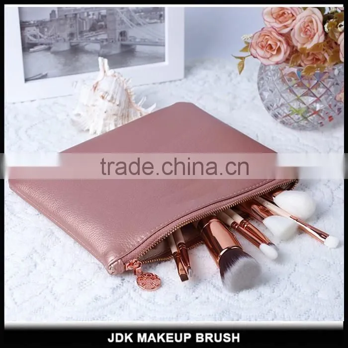 Best Selling Products 8 piece cosmetics brush set make up tools Wholesale Beauty rose gold makeup brush supply