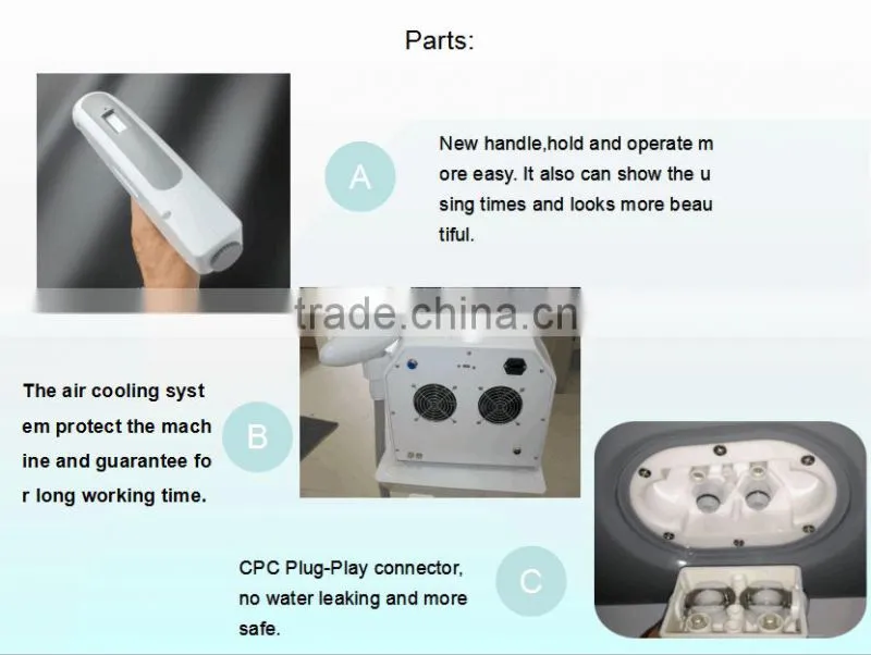 Q-switch ND-10 YAG laser tattoo removal system
